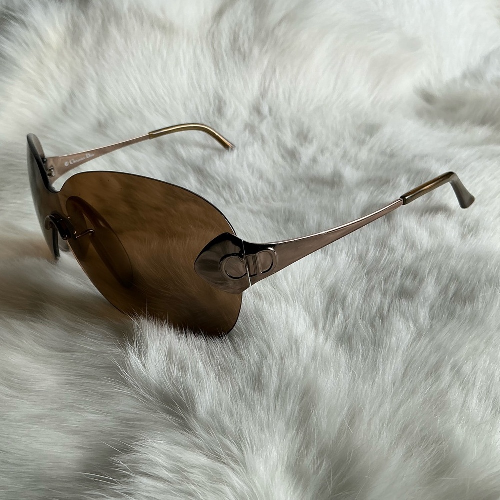 Brown Dior Shield Sunglasses - Picture 6 of 6